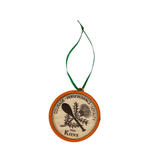 Load image into Gallery viewer, Circular Wooden Ornament