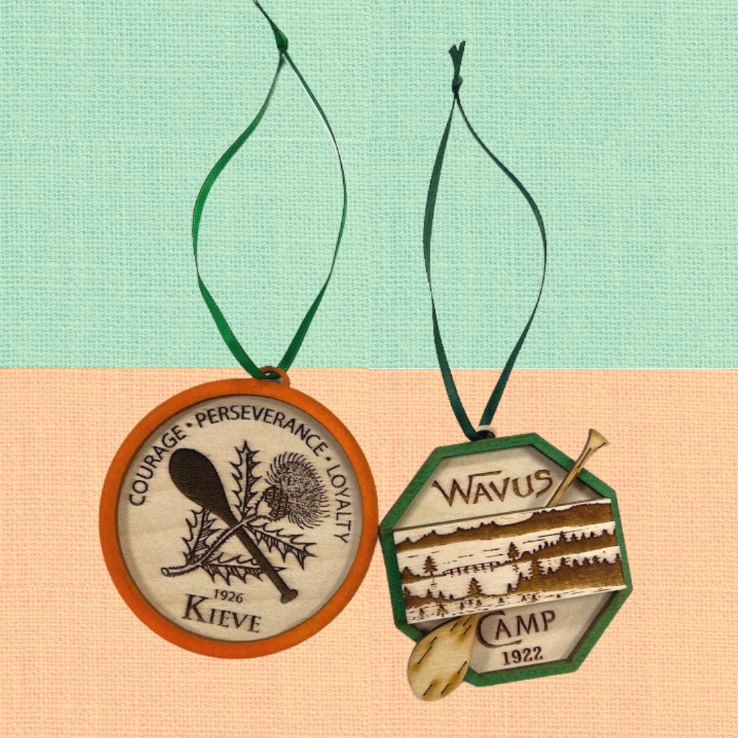 Circular Wooden Ornament