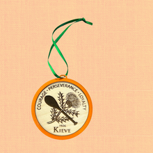 Load image into Gallery viewer, Circular Wooden Ornament